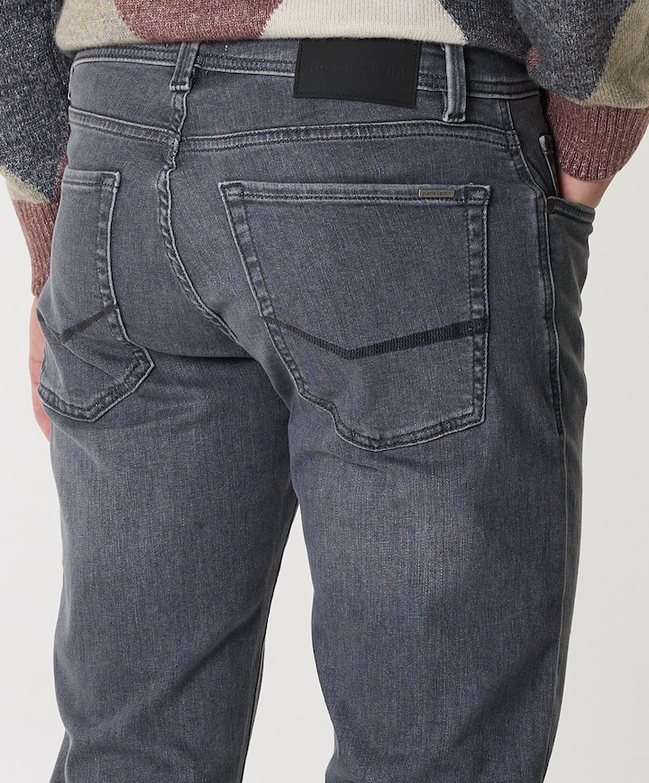 PC-Lyon tapered heren jeans grijs