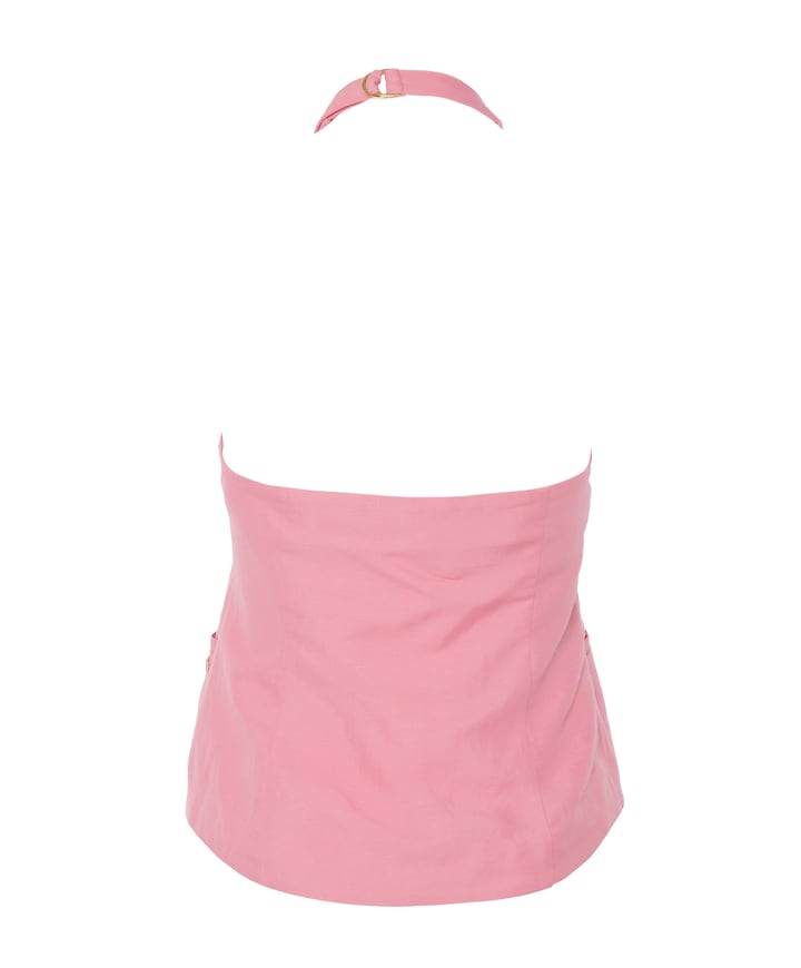 Dames gilet roze