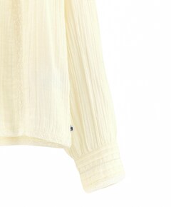 Meisjes blouse lange mouw ecru