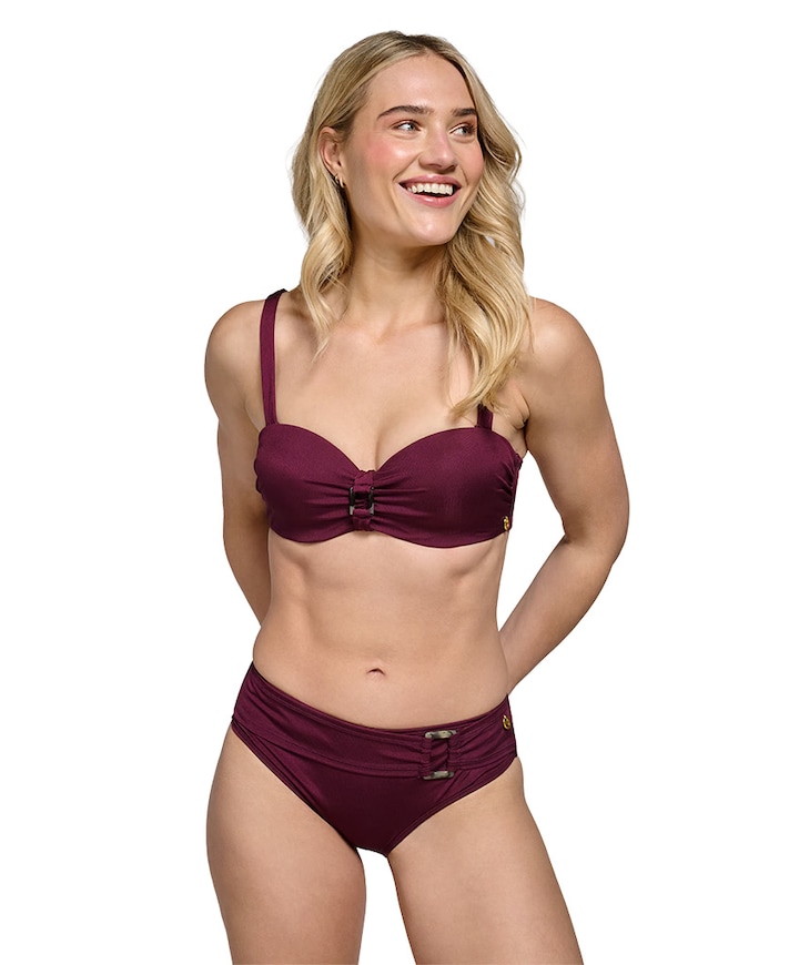 Dames bikinibroekje bordeaux