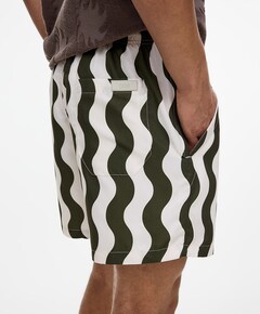 Forest waver heren zwembroek groen