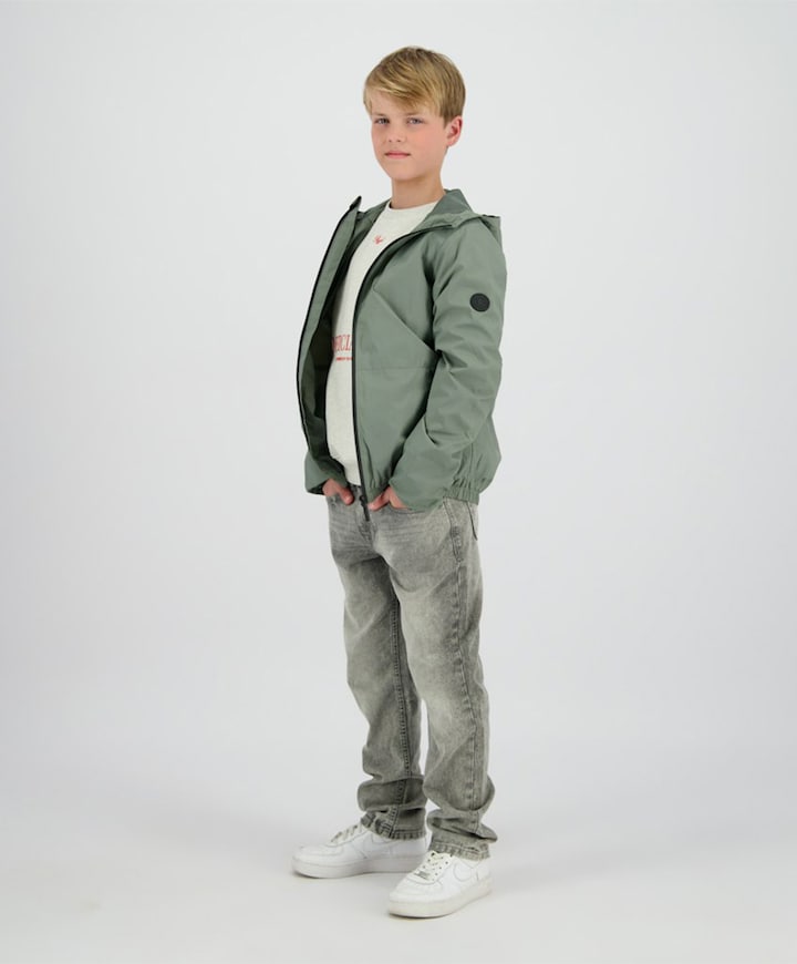 Jongens jas groen