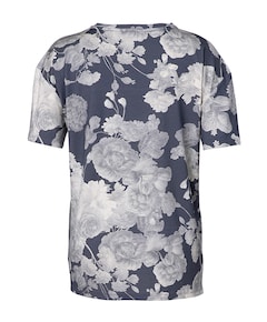 Dames pyjamatop blauw