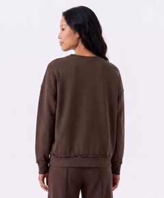 Dames sweater bruin