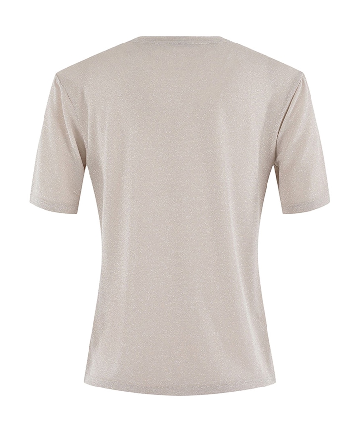 Dames t-shirt beige