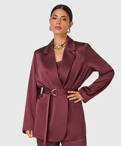 Dames blazer bordeaux
