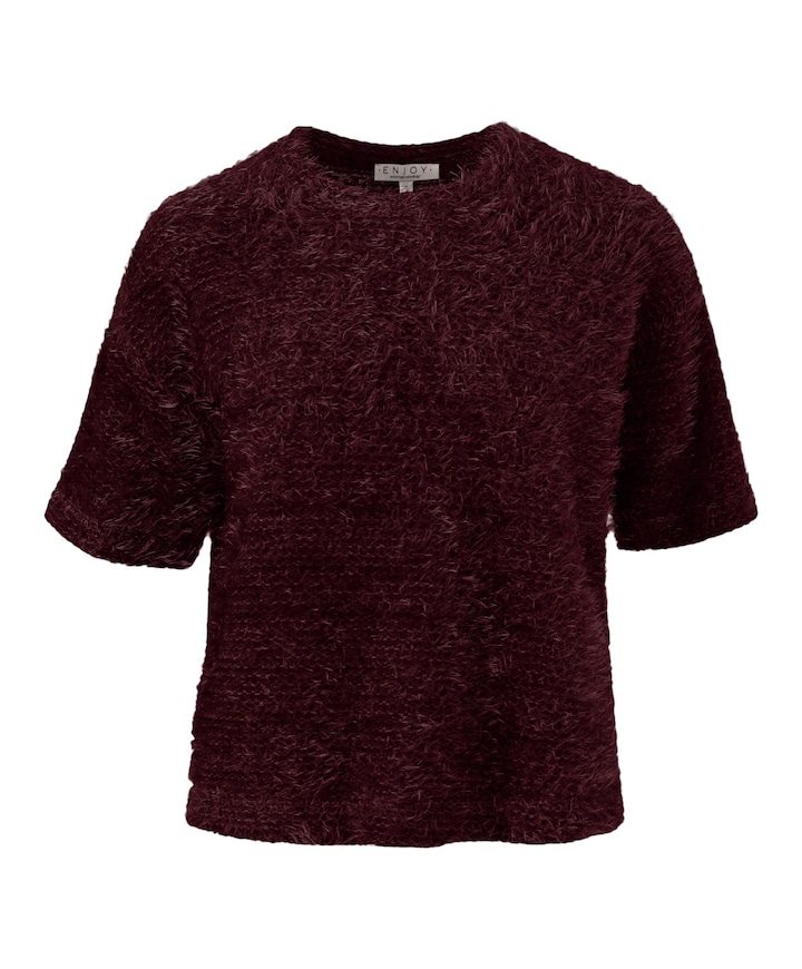 Dames top bordeaux