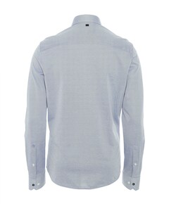 Overhemd lange mouw blauw