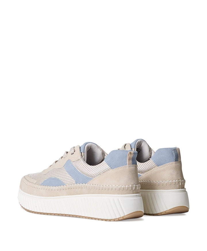 Women Lace-up dames sneakers beige