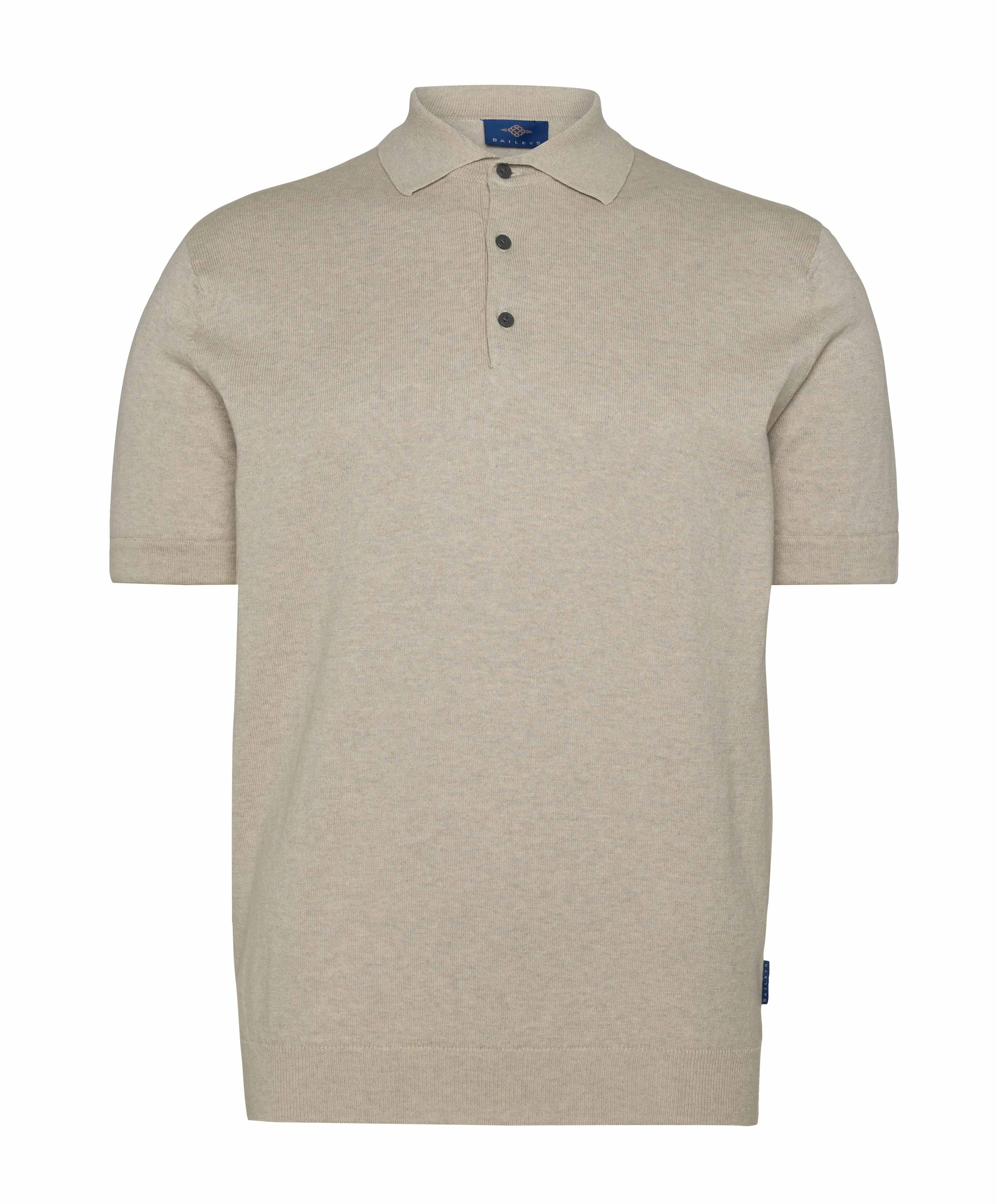 Heren polo bruin