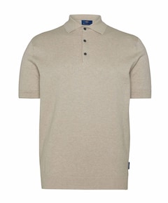 Heren polo bruin