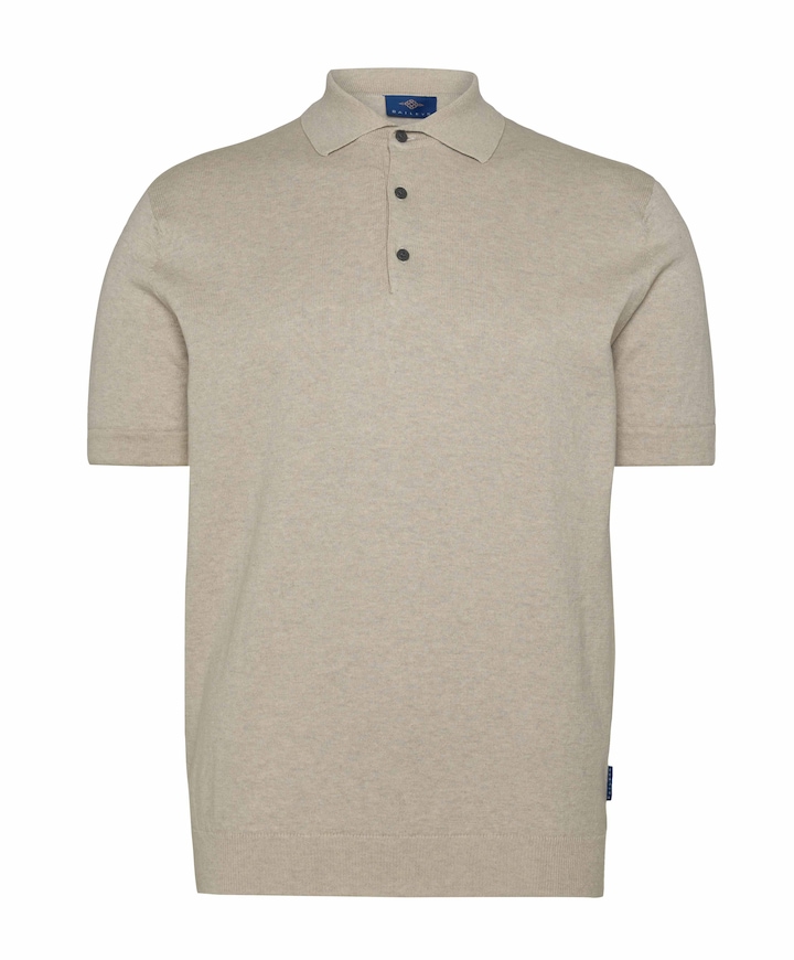 Heren polo bruin