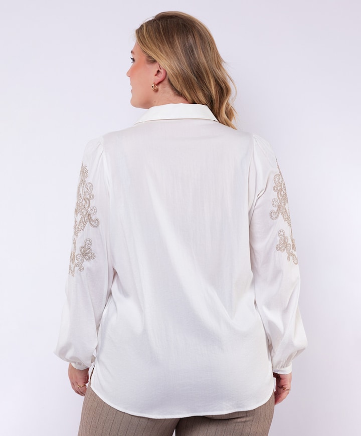 Dames blouse ecru