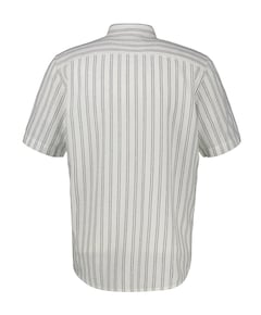 Heren overhemd korte mouw ecru