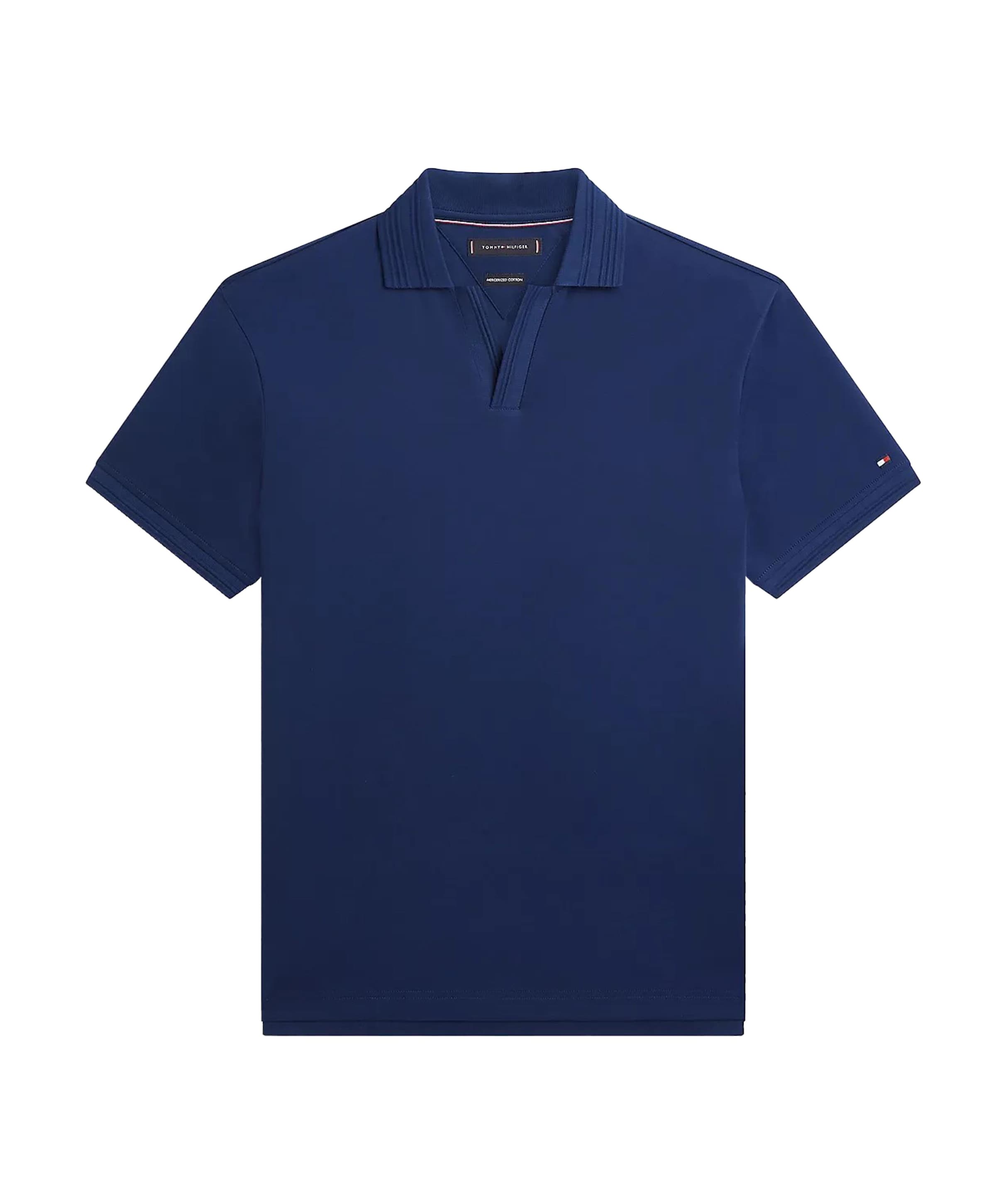 Heren polo blauw
