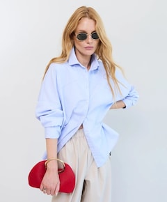 Dames blouse blauw