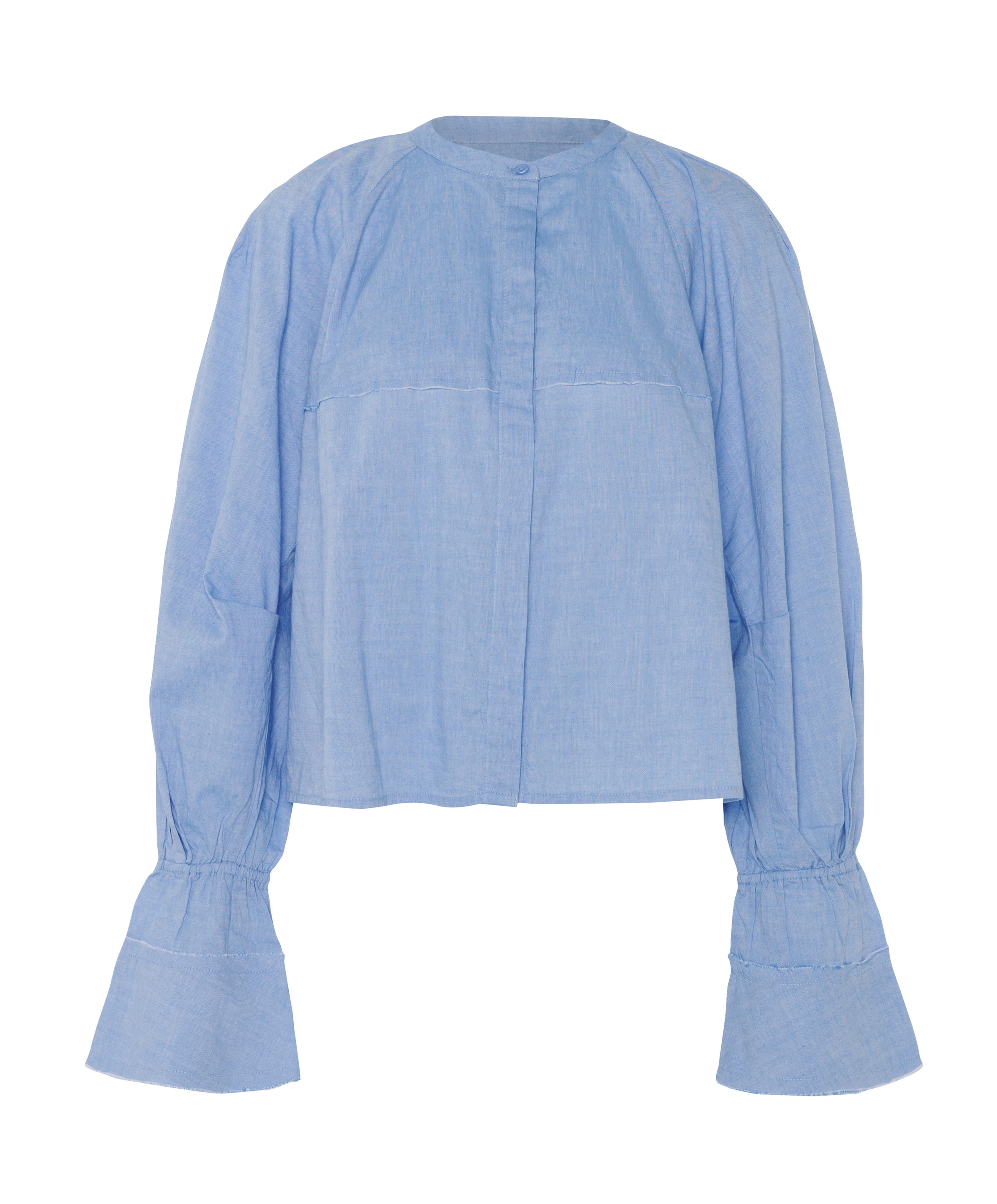 Dames blouse blauw