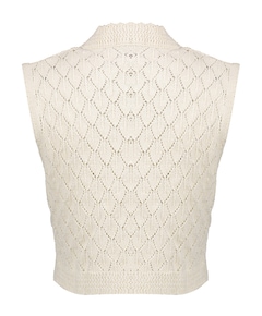 Dames gilet ecru