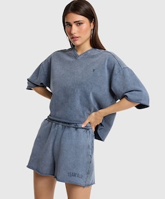 Dames T-shirt blauw