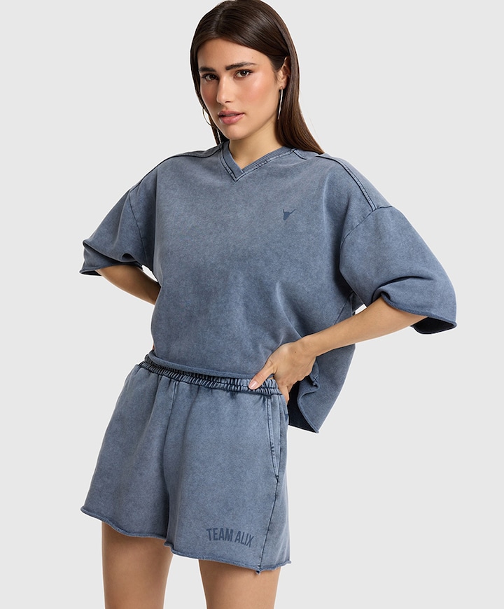 Dames T-shirt blauw
