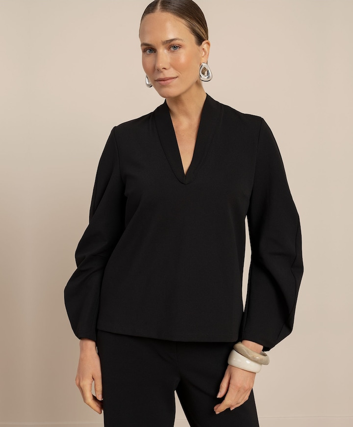Dames blouse zwart