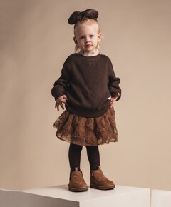 Meisjes rok bruin