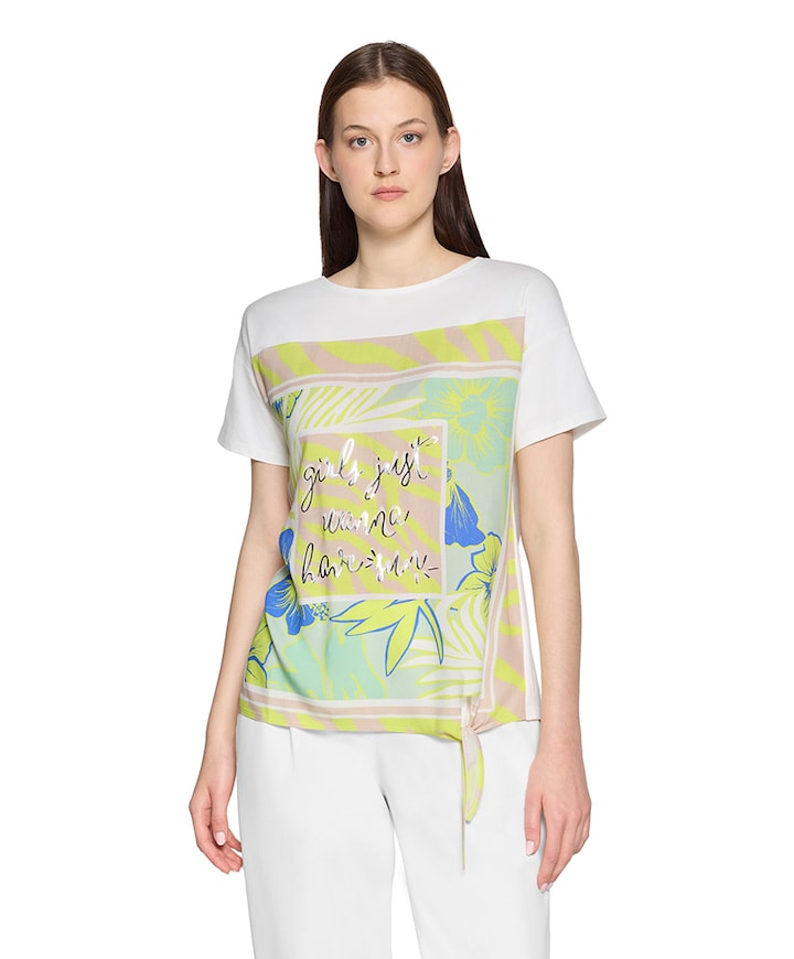 Dames T-shirt ecru
