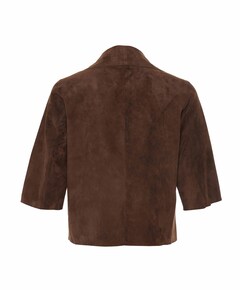 Dames leren jas bruin