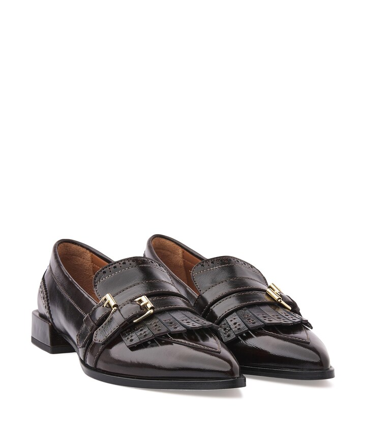Jazz Lucy dames loafers bruin