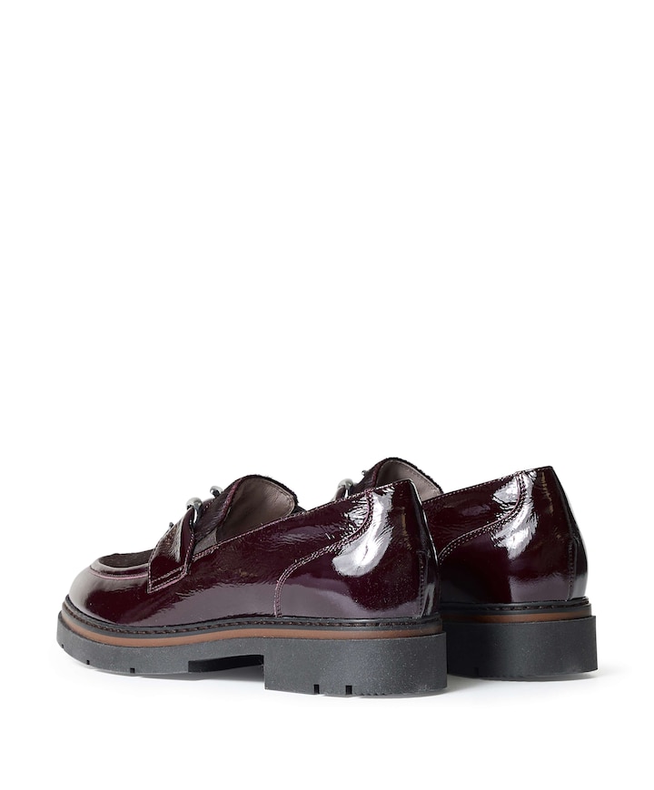 dames loafers bordeaux