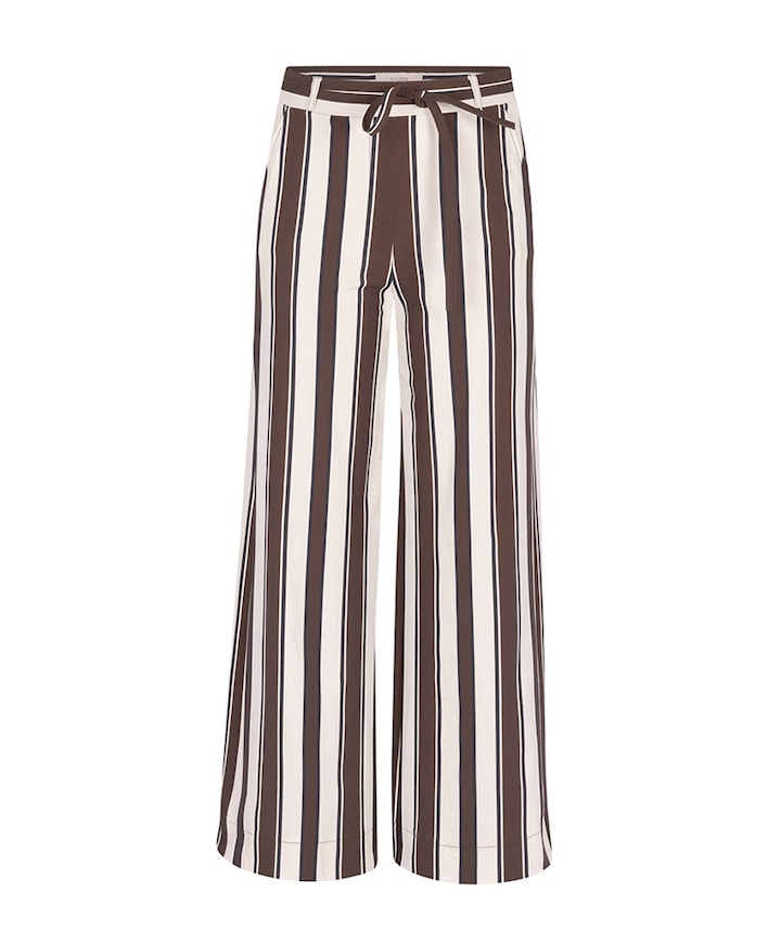 Sam stripe dames broek beige