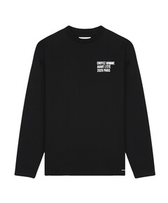 Heren longsleeve zwart