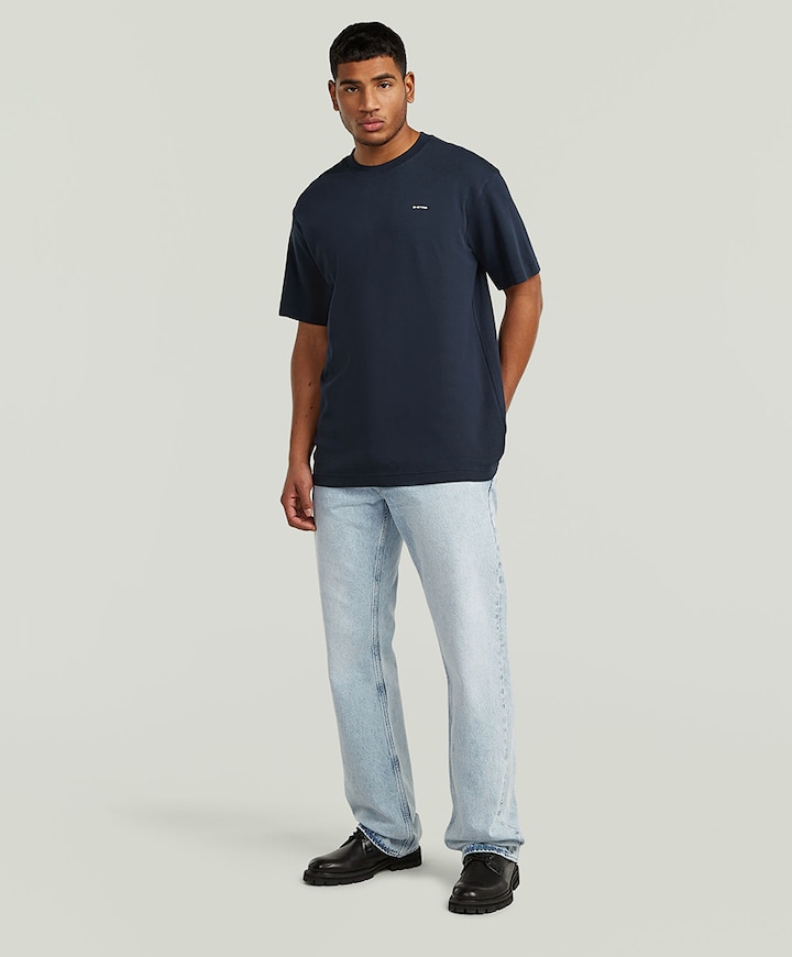 Heren T-shirt blauw