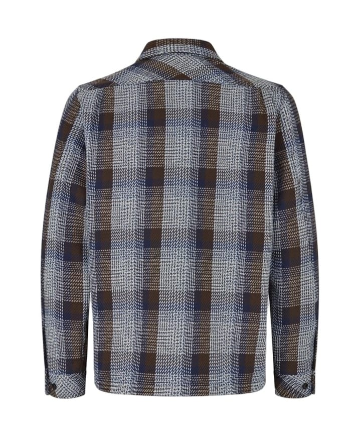 Heren overshirt bruin