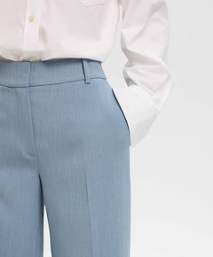 SLFRITA MW WIDE PANT MEL NOOS dames broek blauw