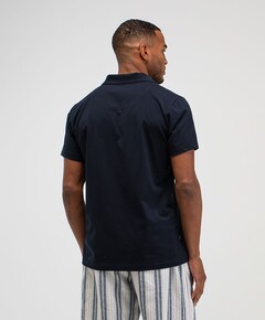 Heren polo blauw