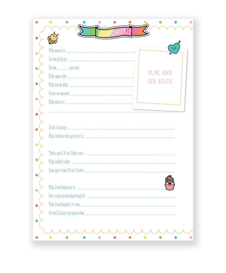 De Zoete Zusjes vriendenboek