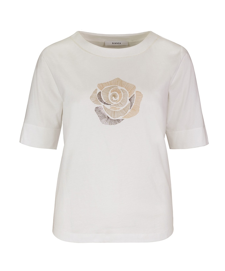 Dames T-shirt ecru