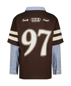 Jongens T-shirt bruin