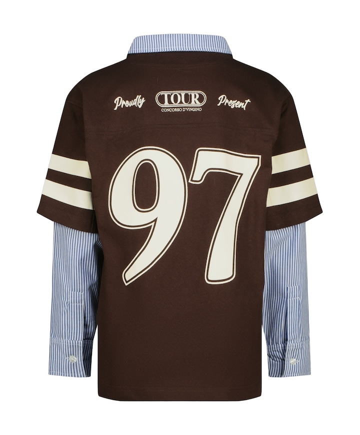 Jongens T-shirt bruin