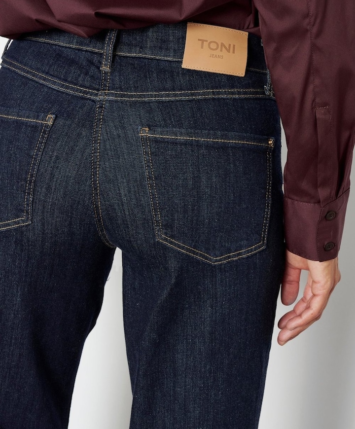 Liv New Wide dames jeans blauw
