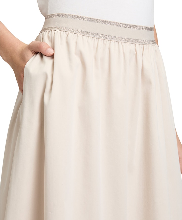 Dames rok beige
