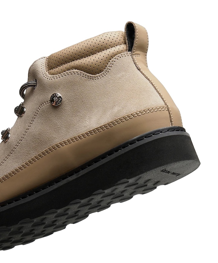 Glacier Boot Suede heren sneakers beige