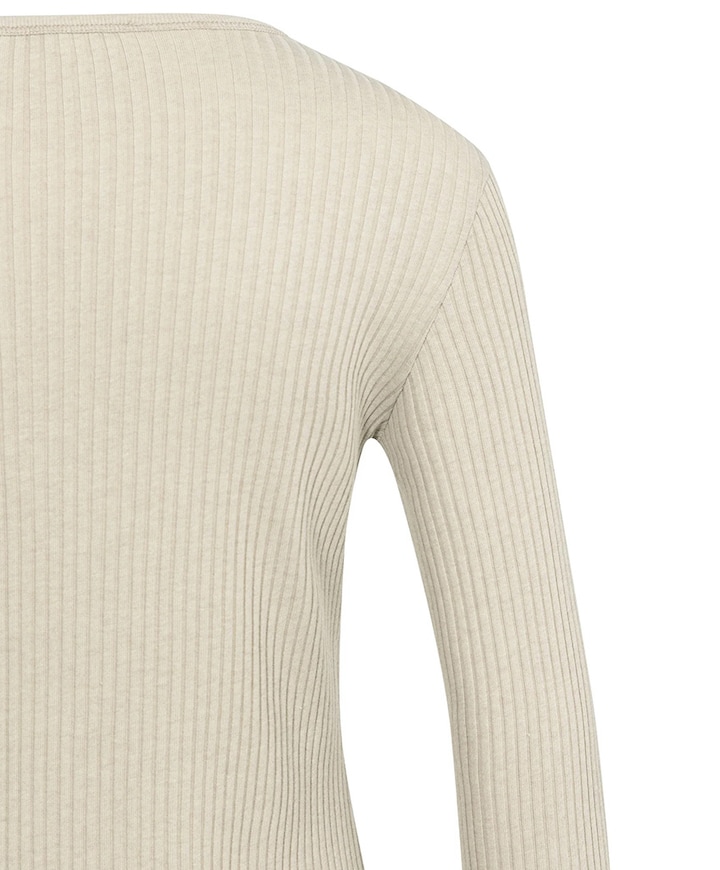 Dames longsleeve ecru