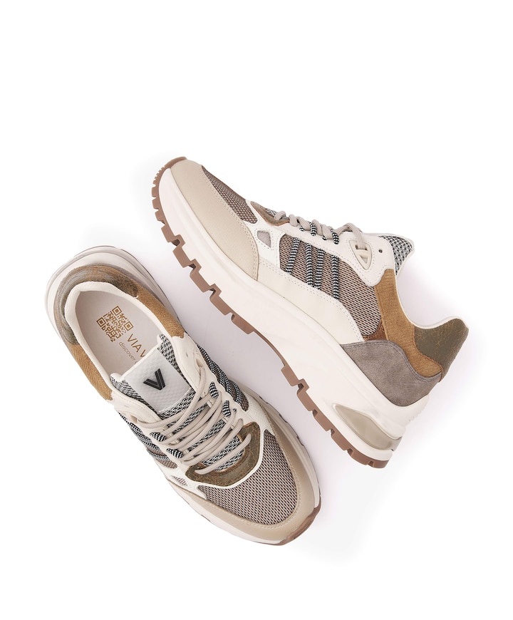 Liz Dae dames sneakers beige