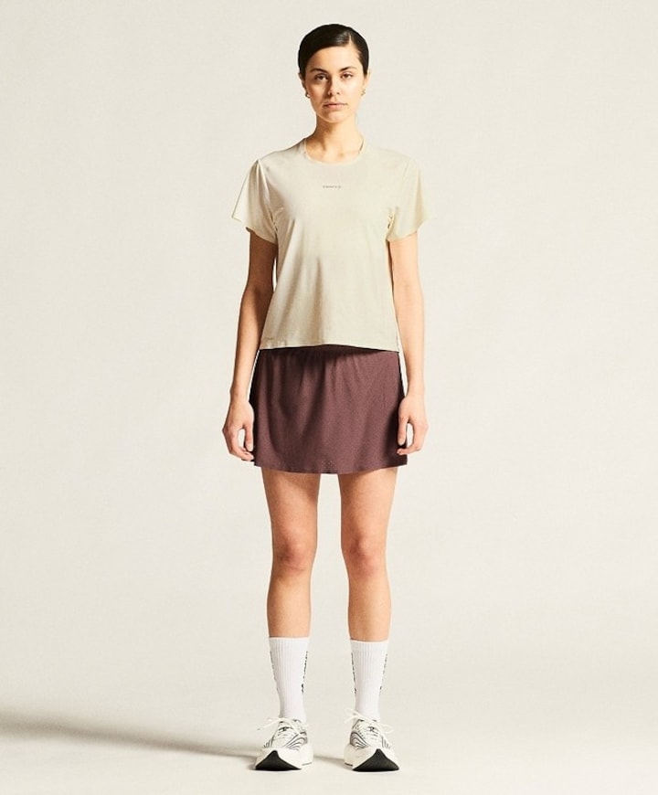 Dames t-shirt ecru