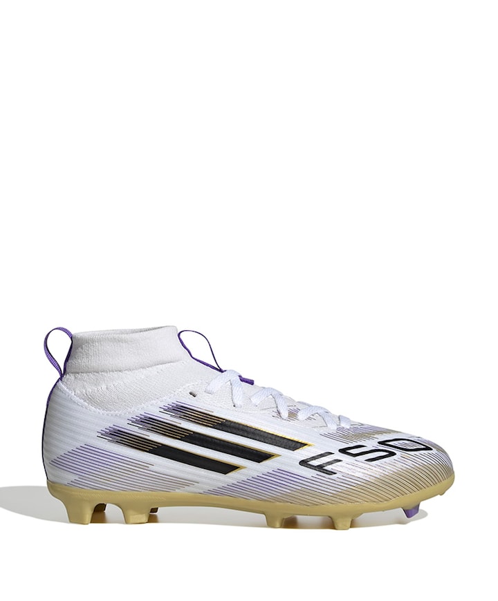 F50 League Fg/mg Mid J voetbalschoenen wit