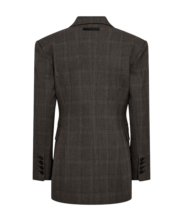 Dames blazer bruin