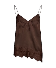 Dames top bruin