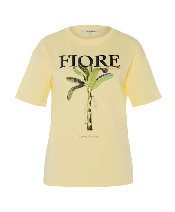 Dames T-shirt geel